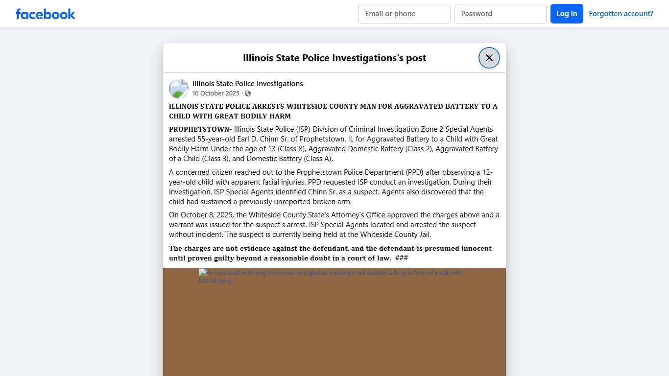 𝐈𝐋𝐋𝐈𝐍𝐎𝐈𝐒 𝐒𝐓𝐀𝐓𝐄... - Illinois State Police Investigations Facebook